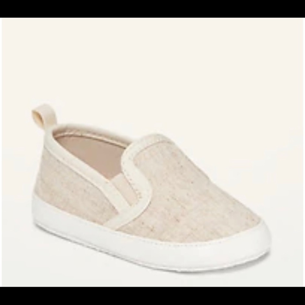 Metallic Linen-Blend Slip-Ons for Baby
#8248120020612